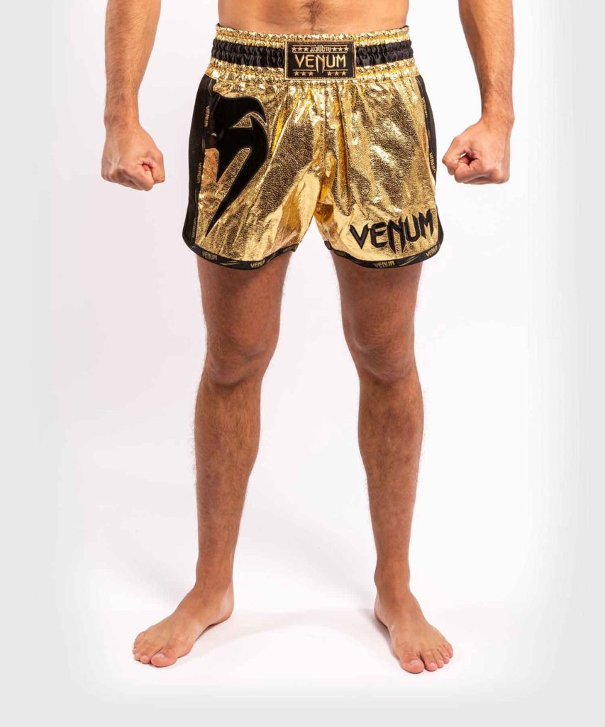 VENUM/ヴェナム GIANT FOIL MUAY THAI SHORTS／ジャイアント フォイル ムエタイショーツ（ゴールド）