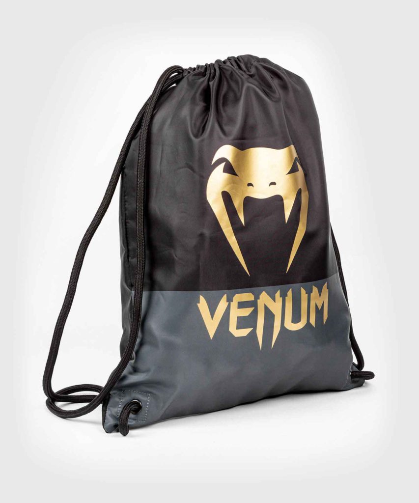 VENUM/ヴェナム CLASSIC DRAWSTRING BAG／クラシック ドローストリングバッグ（黒／ゴールド）
