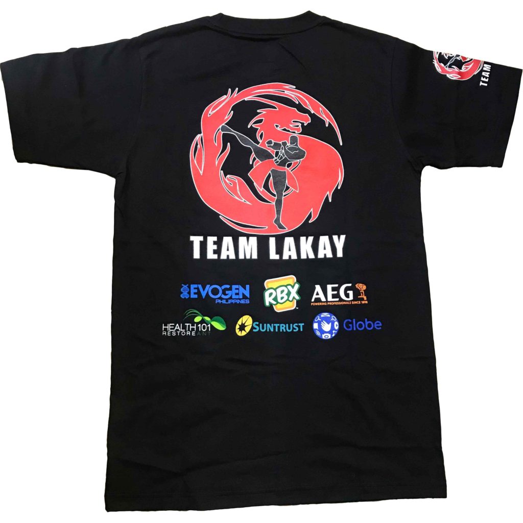 COBRAND TEAM LAKAY FAIRTEX T-SHIRT／チーム・ラカイ フェアテックスTシャツ back