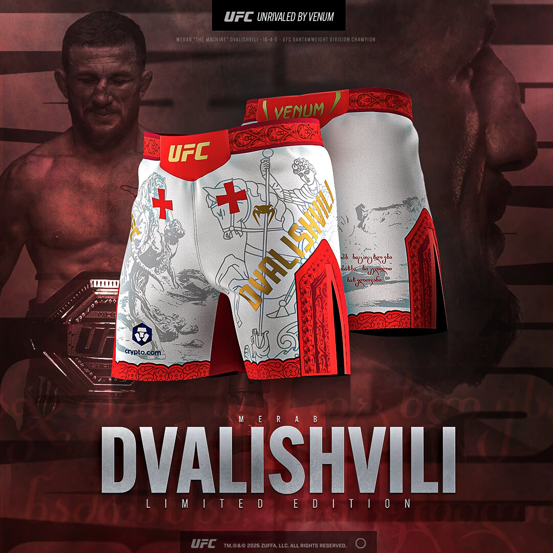 現UFCバンタム級王者メラブ・ドバリシビリ選手モデル「UFC Unrivaled