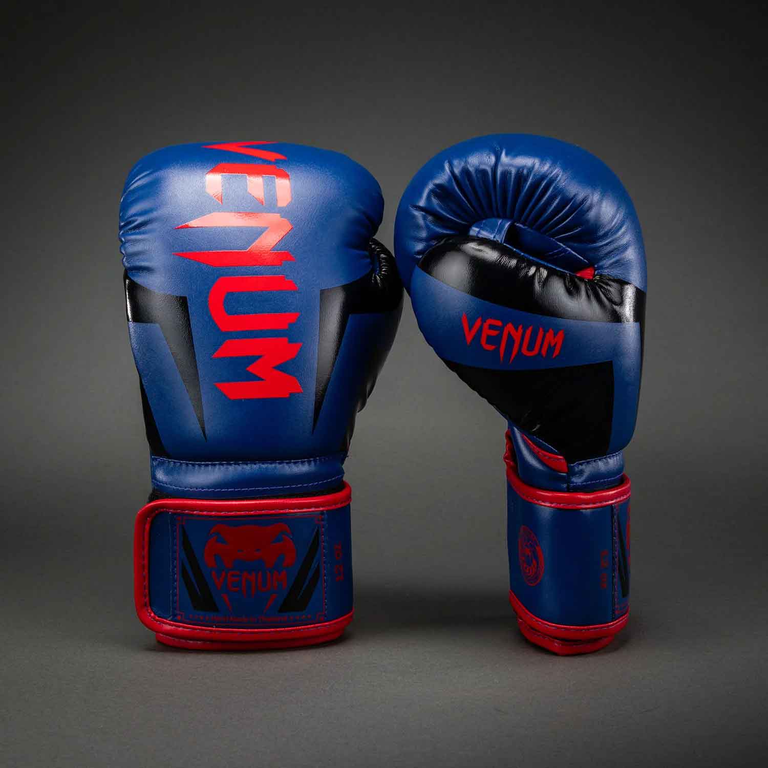 Elite Boxing Gloves／エリート ボクシンググローブ（ブルー／レッド／ブラック）