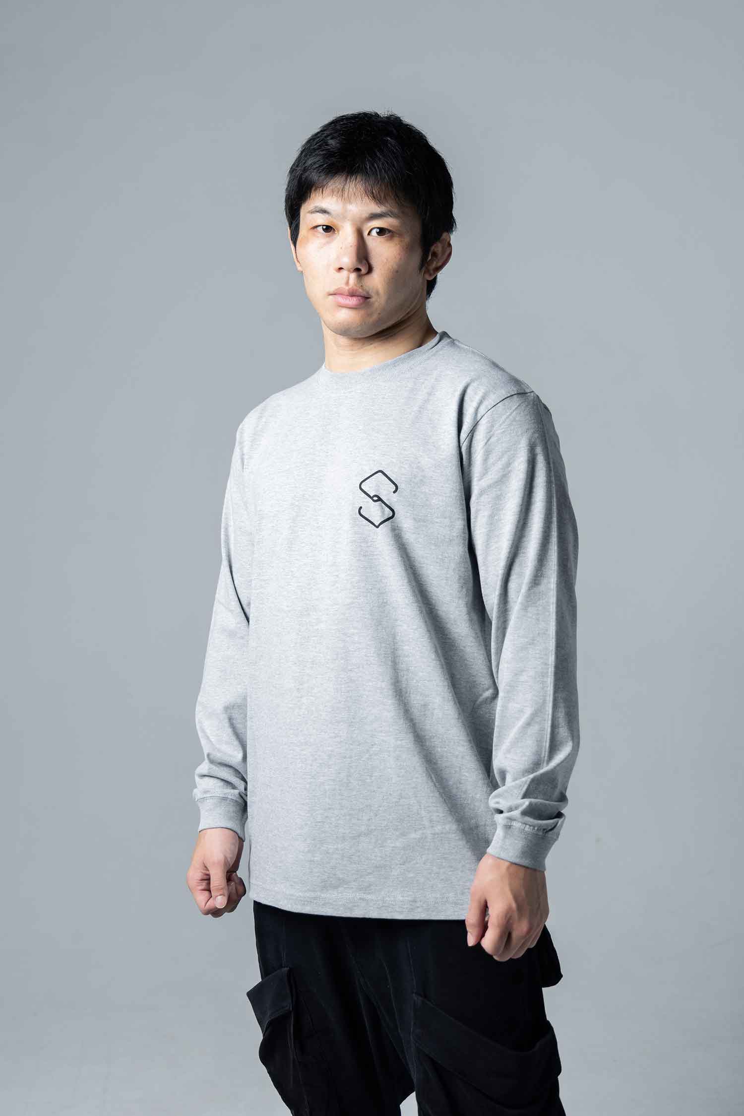 YUTAKA SAITO S-CAGE LONG SLEEVES／斎藤裕 S-ケージ ロングスリーブ（ヘザーグレー ）