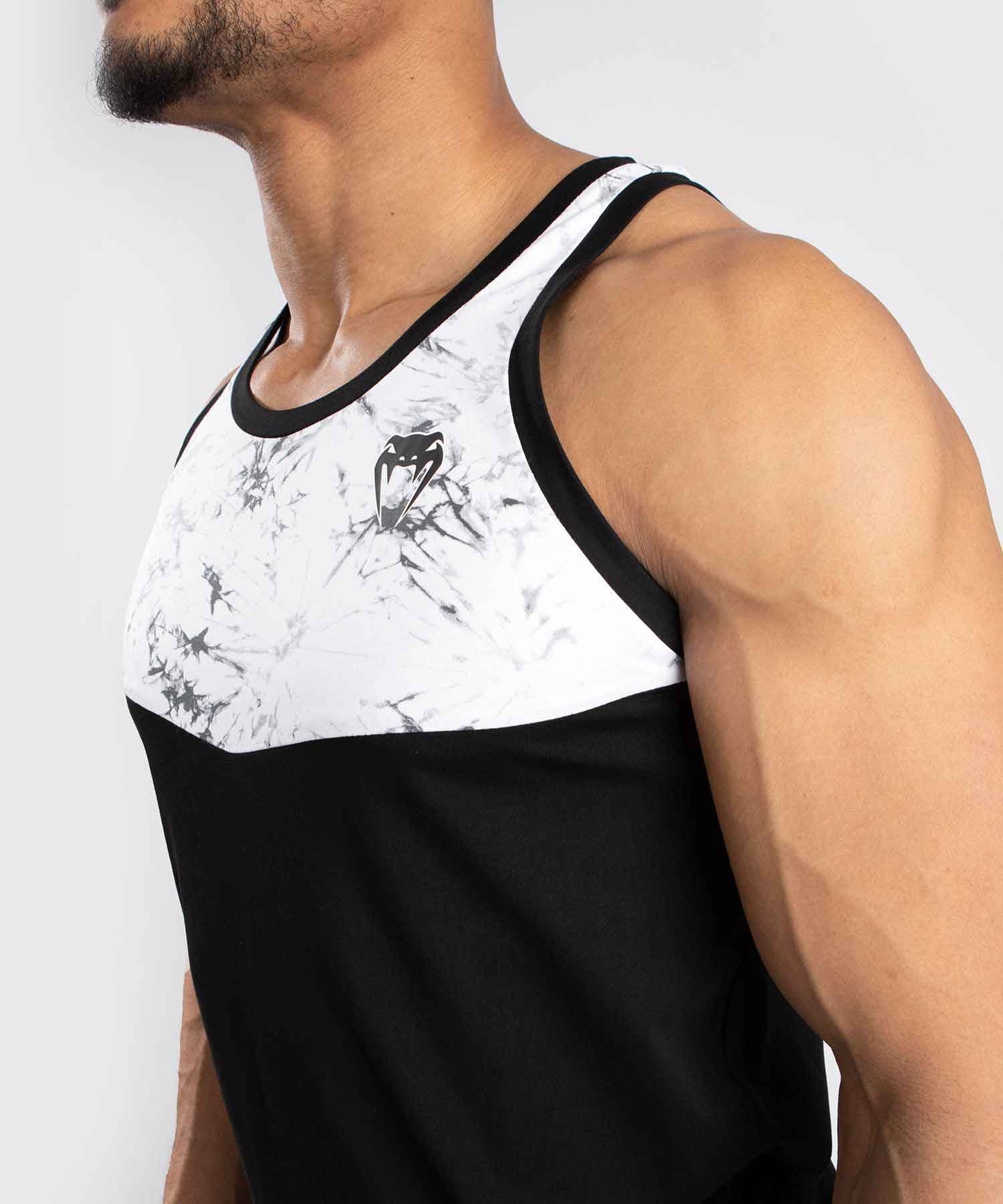 LASER TANK TOP／レーザー タンクトップ（黒／マーブル）｜トライファイト