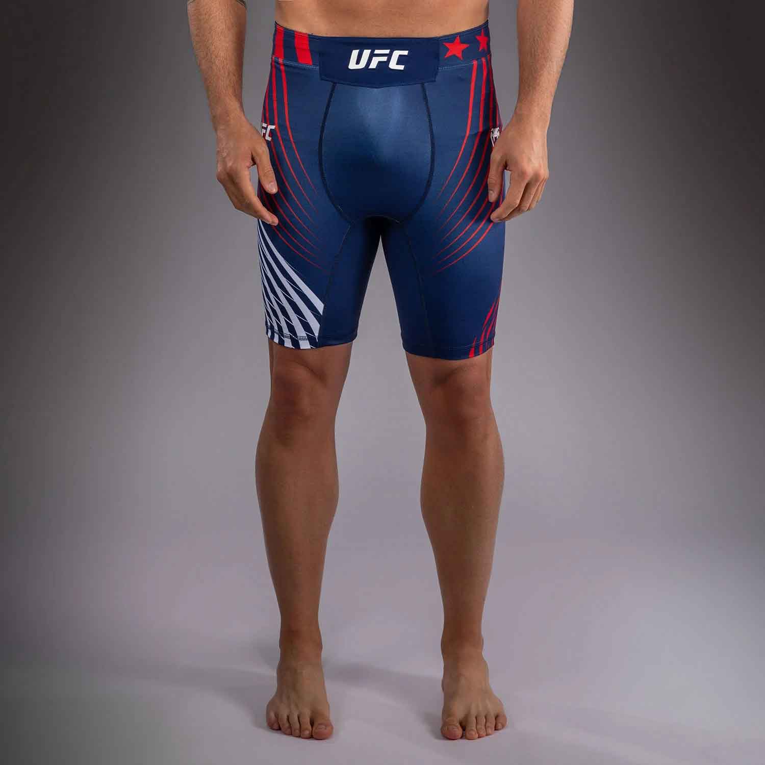 Official UFC Freedom 250 by Venum Authentic Fight Night Men's Blue Vale Tudo Short／オフィシャル UFC フリーダム 250 by ヴェナム オーセンティック ファイトナイト メンズ バーリトゥードショーツ（ブルー）