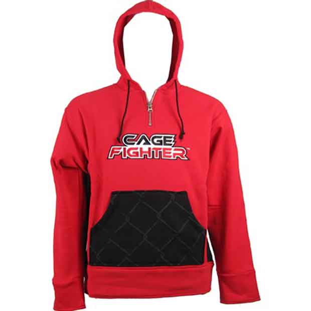 CAGE FIGHTER／ケージファイター　Quarter Zip Branded Fleece