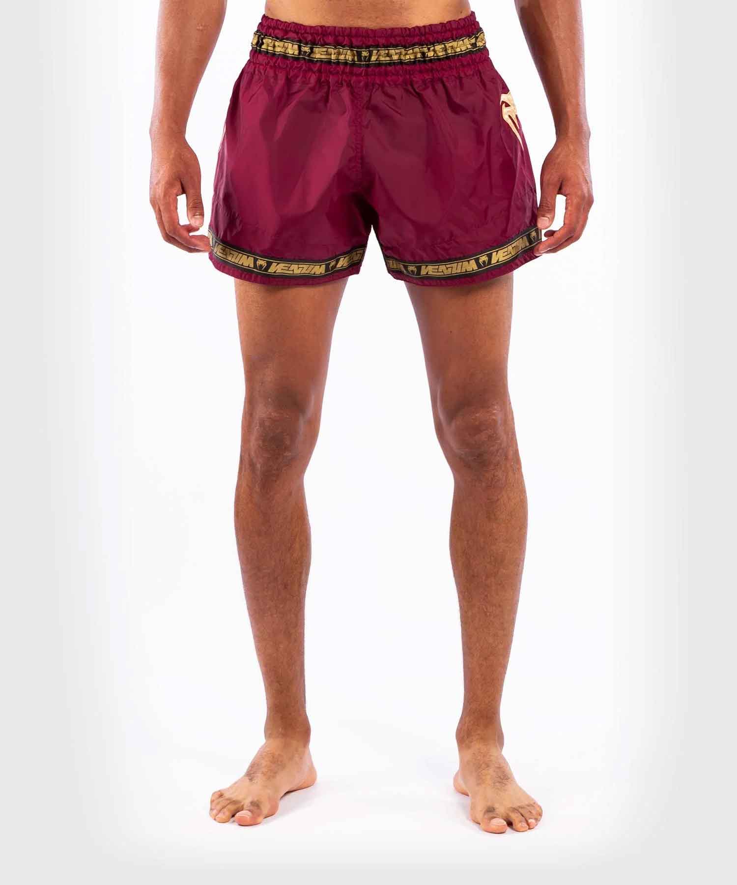 PARACHUTE MUAY THAI SHORTS／パラシュート ムエタイショーツ（バーガンディ）