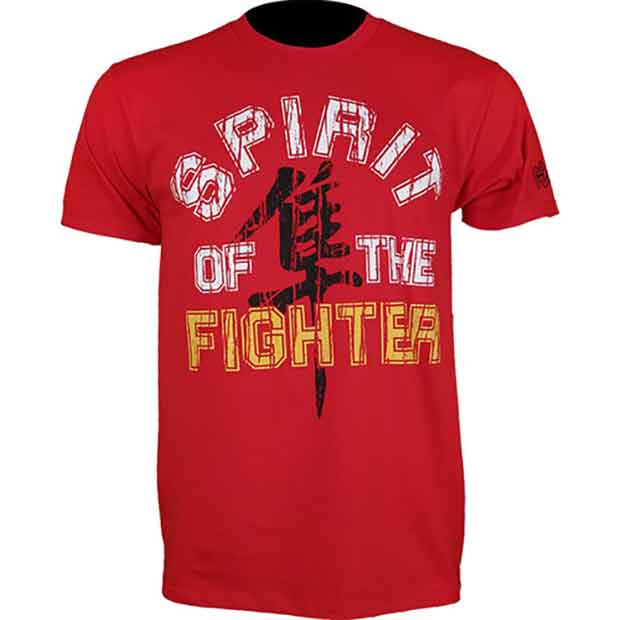 Hayabusa Fightwear／ハヤブサ・ファイトウェア　SPIRIT OF THE FIGHTER／スピリット オブ ザ ファイター（赤）