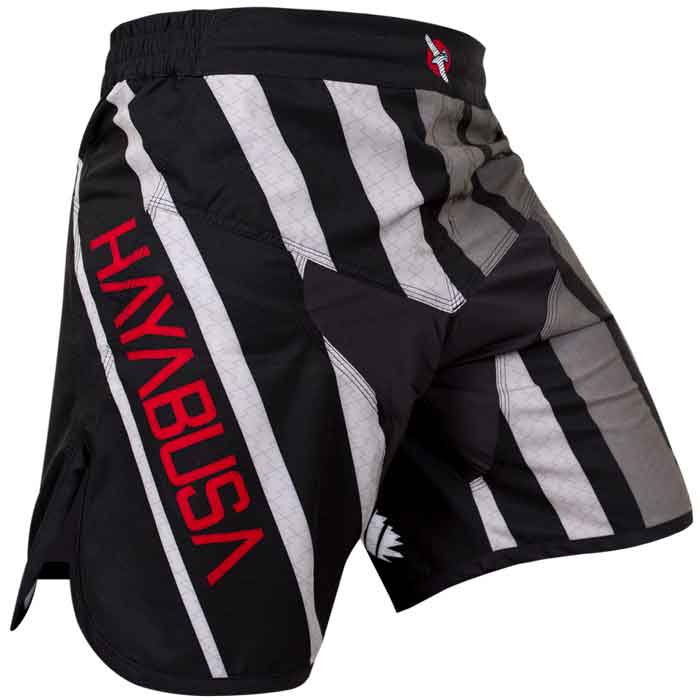 Hayabusa Fightwear／ハヤブサ・ファイトウェア　FLEX FIGHTSHORTS／フレックス ファイトショーツ（黒）