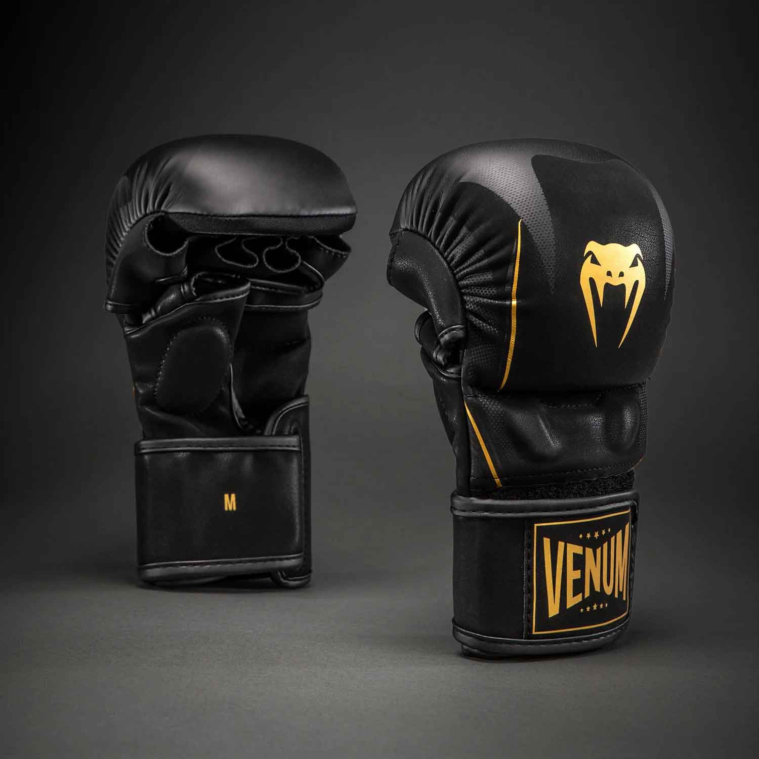 G-Core Sparring Gloves／G-コア スパーリンググローブ（黒／ゴールド）