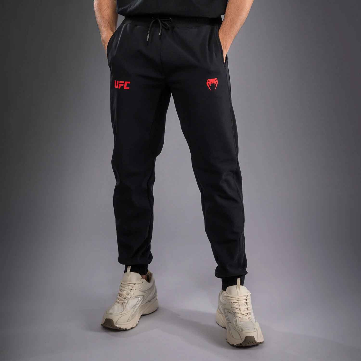 UFC Unity by Venum Authentic Fight Week Venum Men's Pant／UFC ユニティ by ヴェナム オーセンティック ファイトウィーク メンズ パンツ（黒）