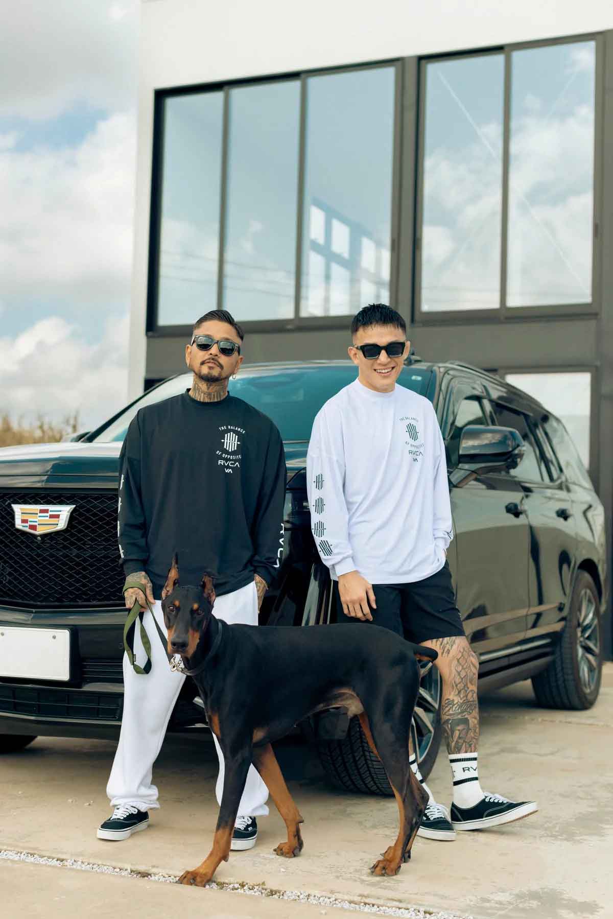 KHI×RVCA LT／ケーエイチ インダストリー×ルーカ（ルカ） ロングスリーブTシャツ（白）