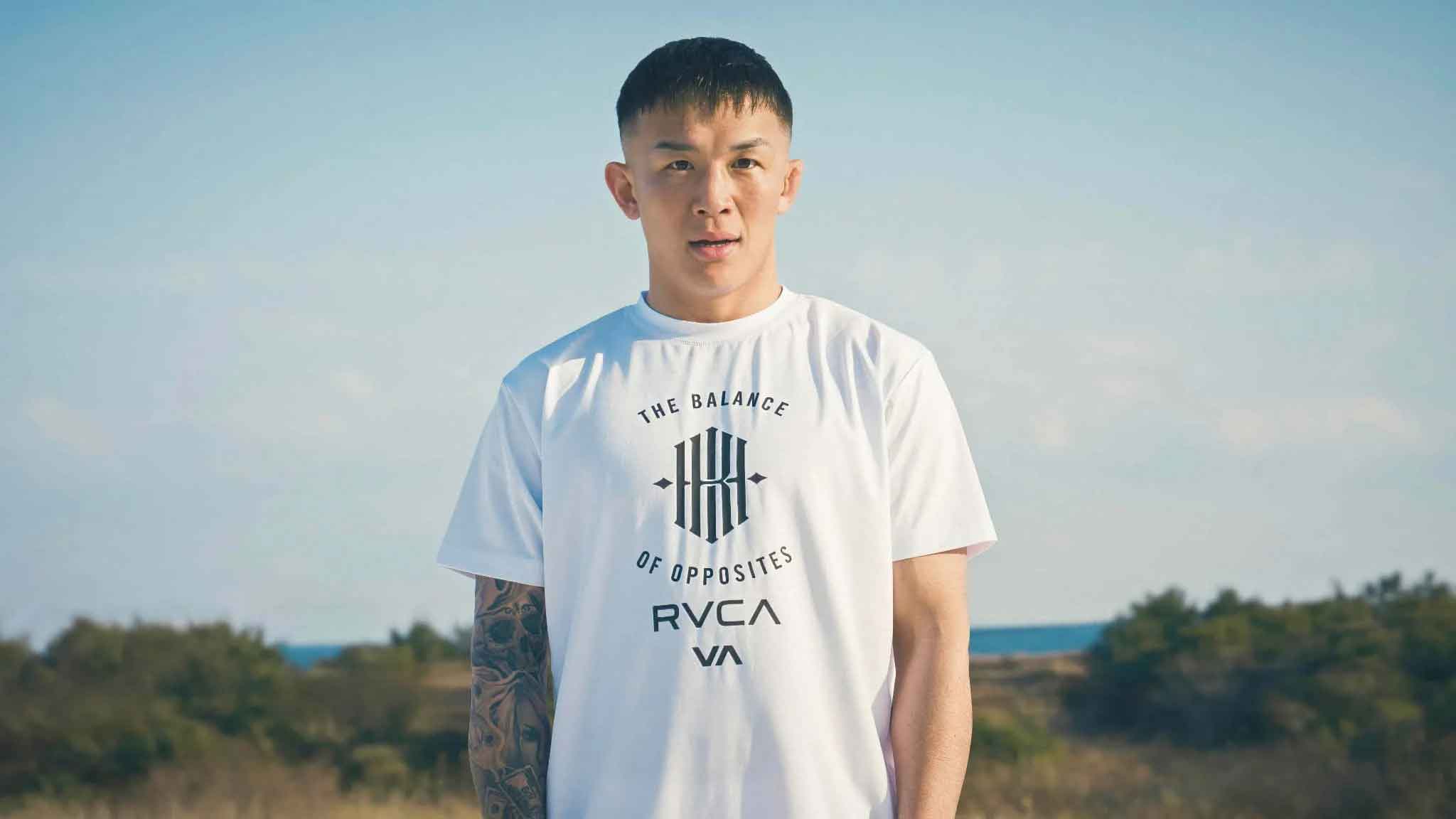 KHI×RVCA ST／ケーエイチ インダストリー×ルーカ（ルカ） ショートスリーブTシャツ（白）