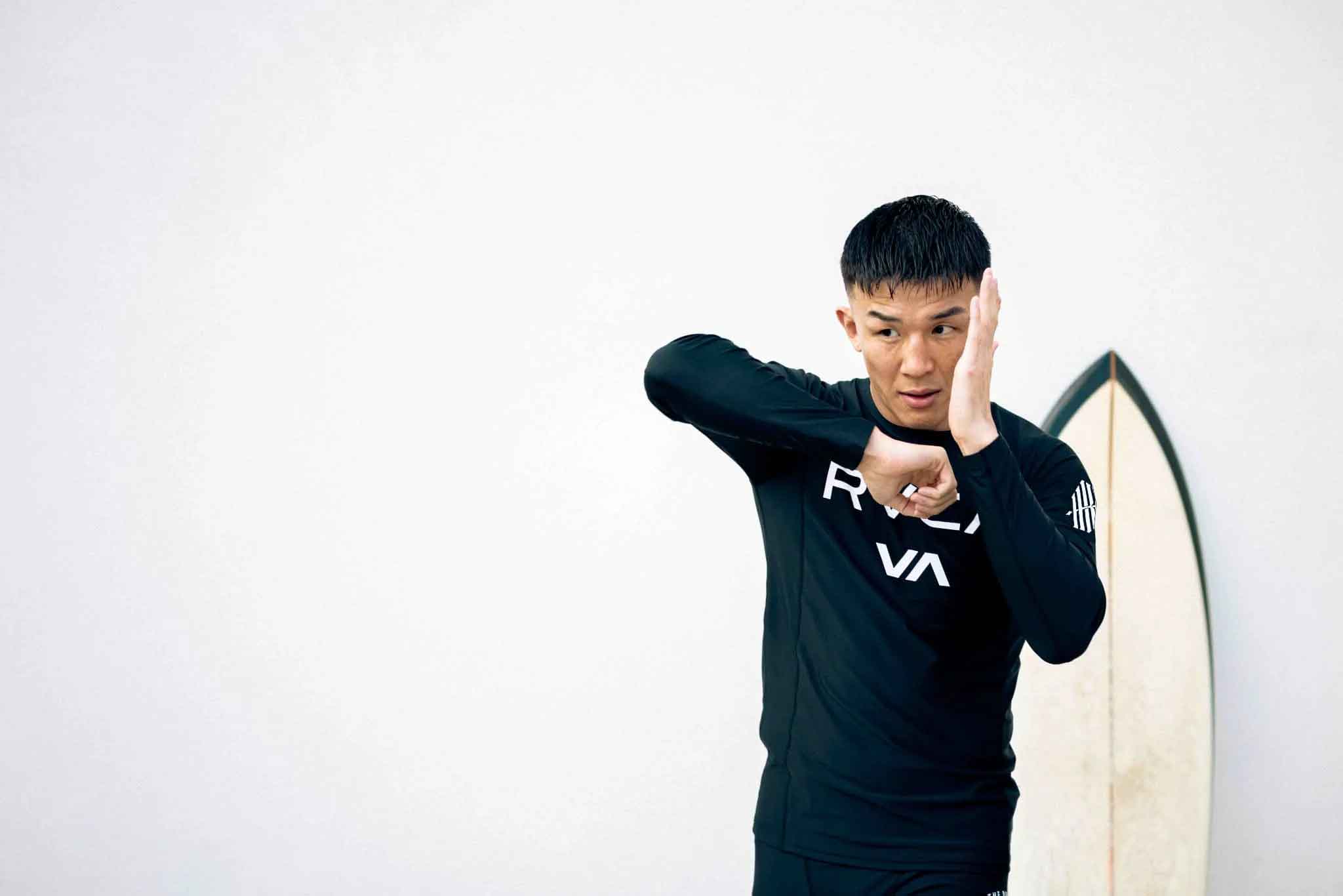 KHI×RVCA RS／ケーエイチ インダストリー×ルーカ（ルカ）ラッシュガード（ロング）黒