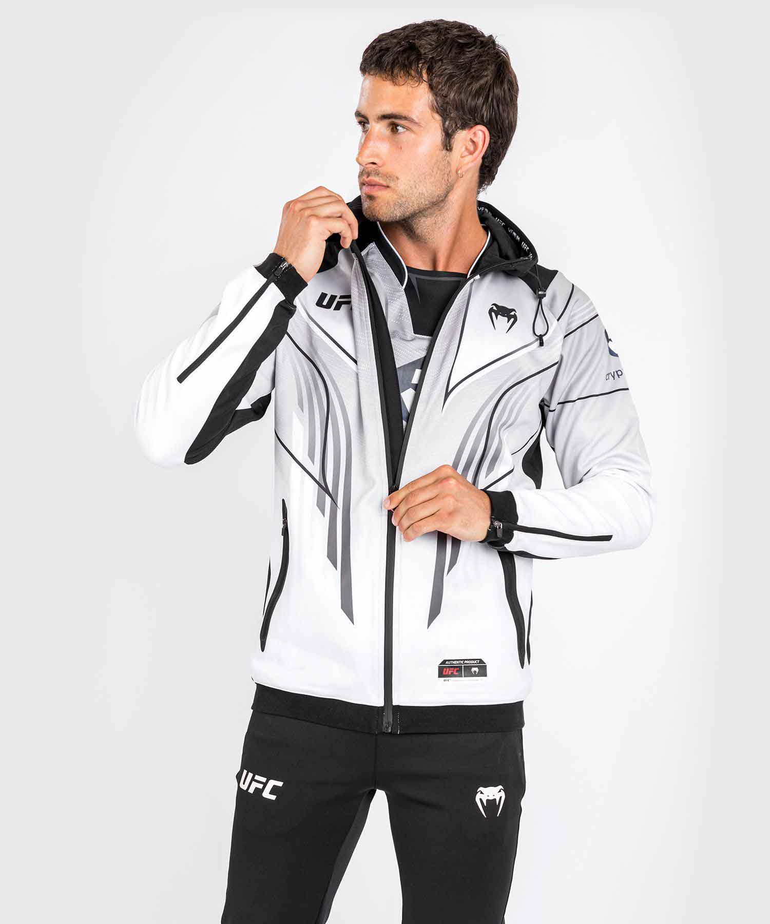 UFC Venum オーセンティック ファイト ナイト2.0 ジャージ 未使用 UFC VENUM AUTHENTIC FIGHT NIGHT 2.0 MEN'S WALKOUT HOODIE WHITE