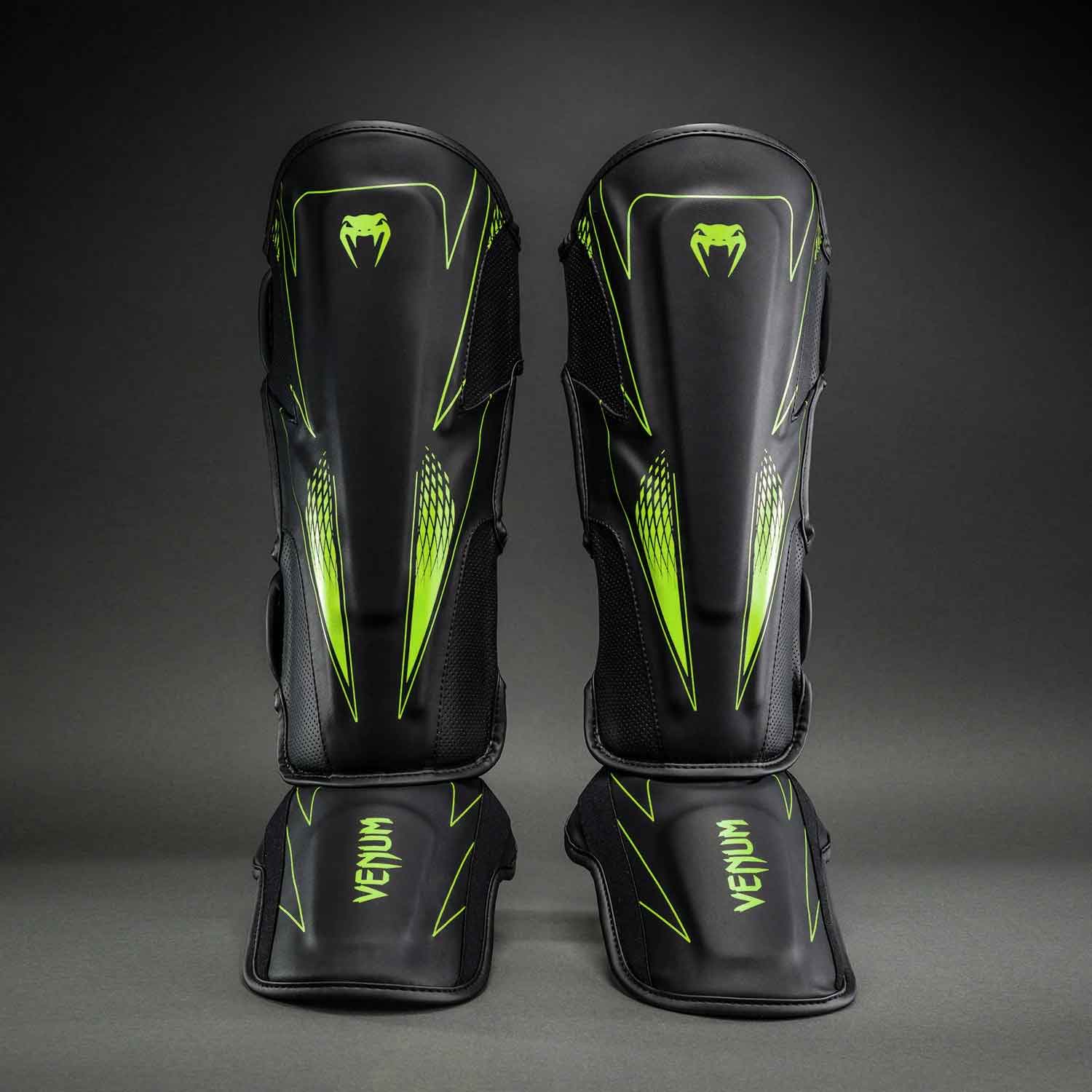 Amazonia Reborn Impact Evo Shin Guards／アマゾニア リボーン インパクト エヴォ シンガード（黒／ネオグリーン）
