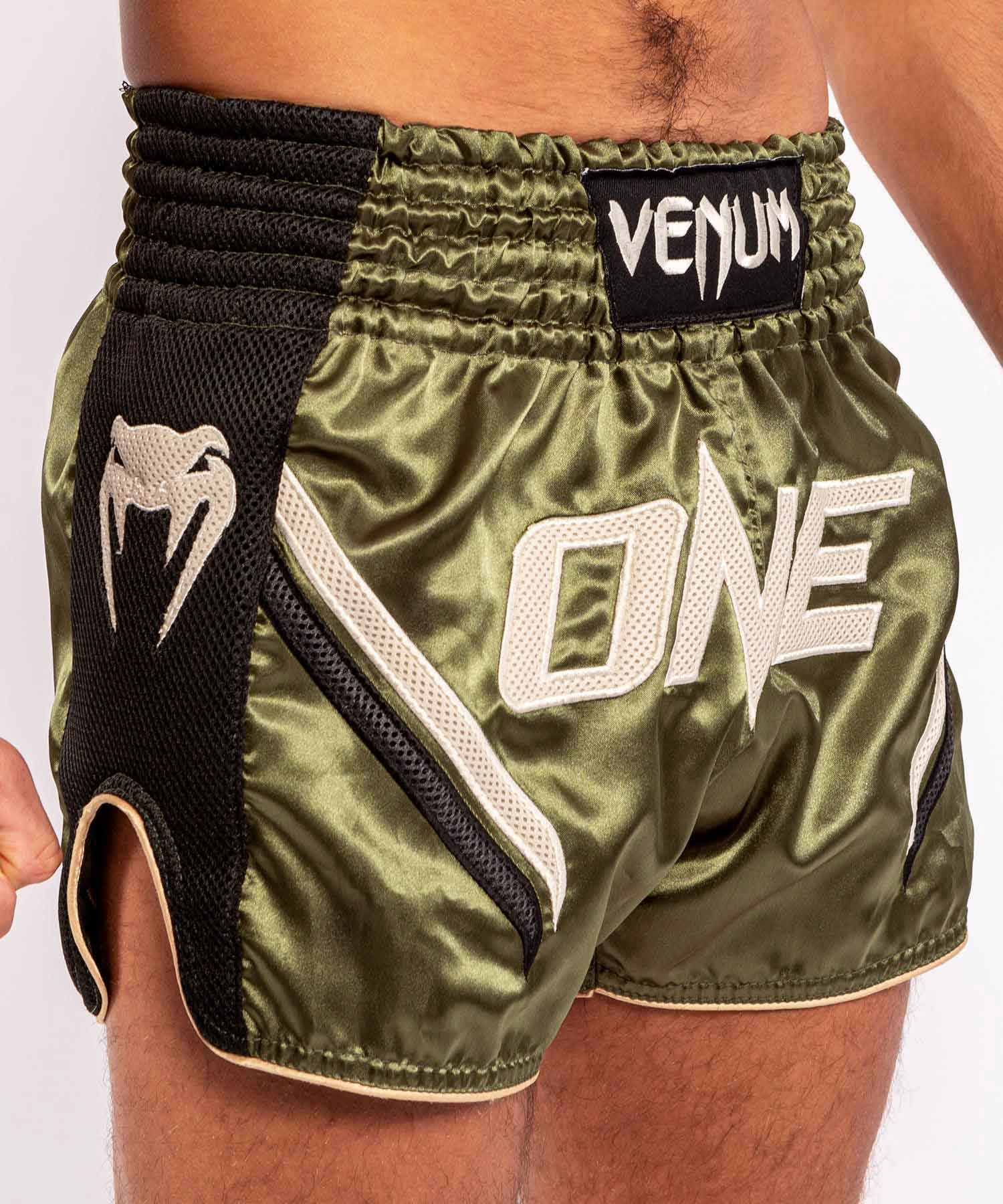 VENUM／ヴェナム　ムエタイショーツ　　VENUM×ONE FC IMPACT MUAY THAI SHORTS／VENUM×ONE FC インパクト ムエタイショーツ（カーキ）