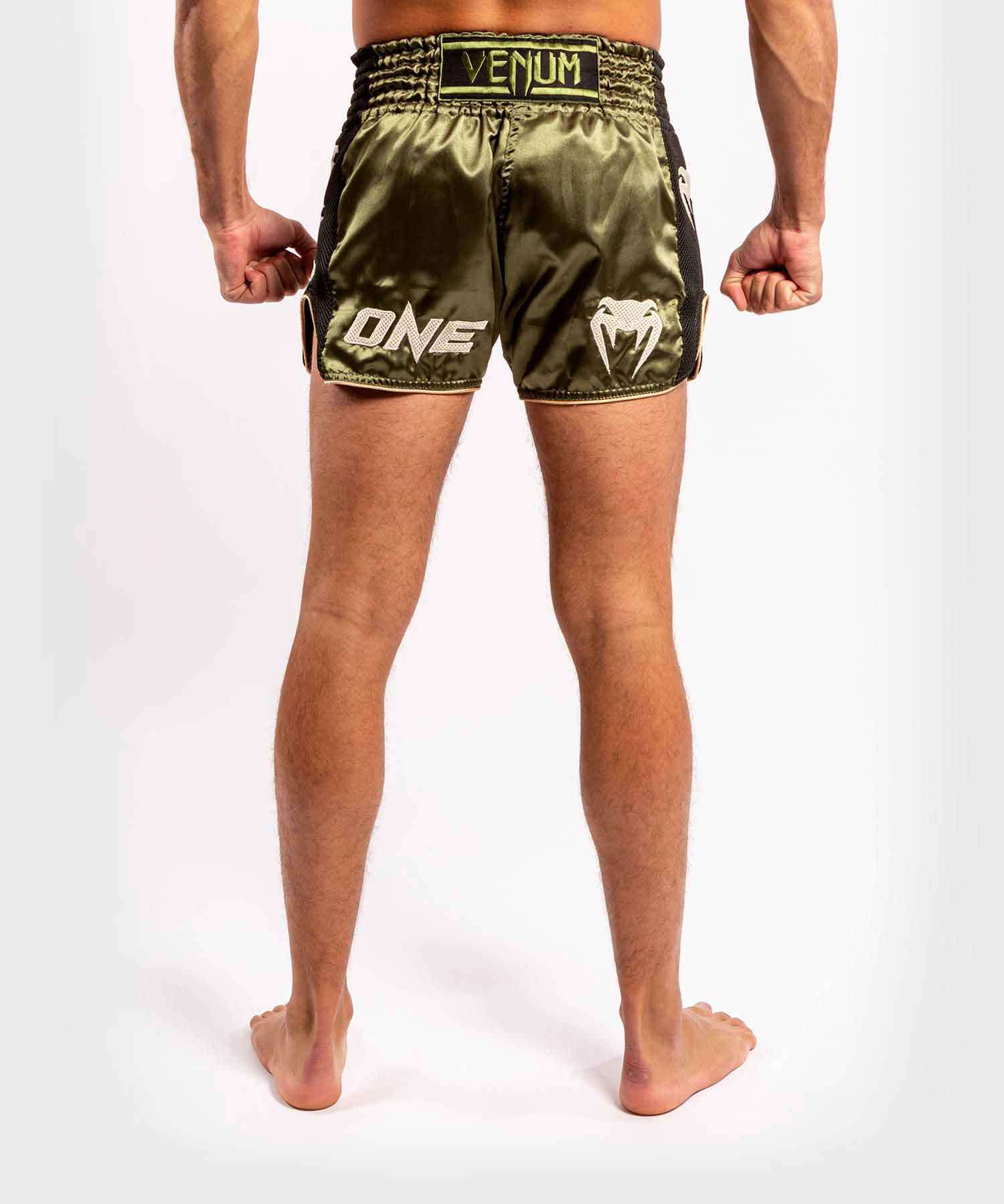 VENUM／ヴェナム　ムエタイショーツ　　VENUM×ONE FC IMPACT MUAY THAI SHORTS／VENUM×ONE FC インパクト ムエタイショーツ（カーキ）