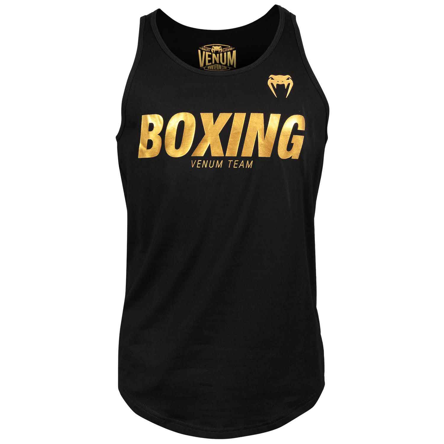 BOXING VT TANK TOP／ボクシング VT（ヴェナムチーム）タンクトップ（黒／ゴールド）