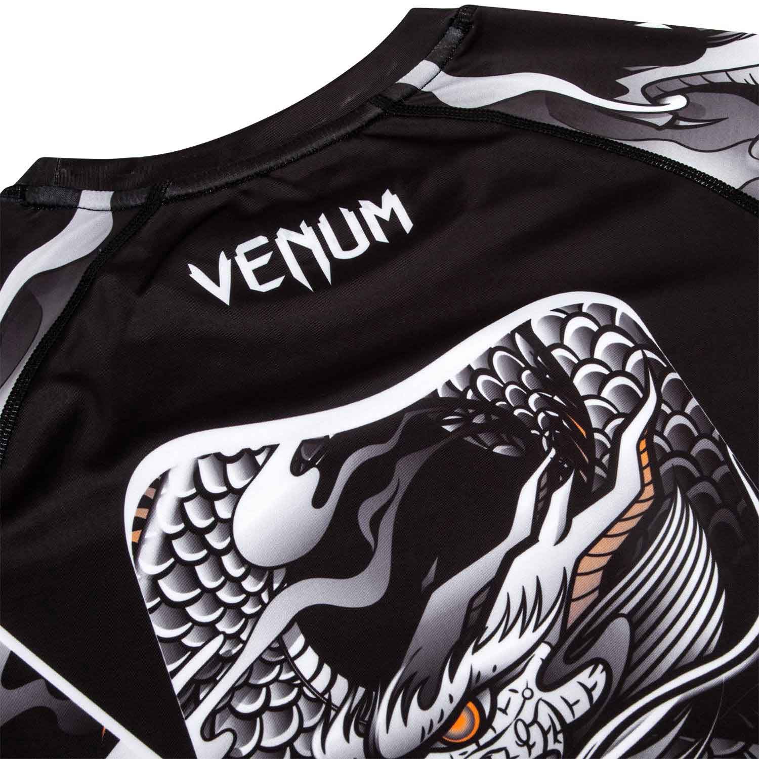 VENUM／ヴェナム　ラッシュガード　　DRAGON'S FLIGHT RASHGUARD／ドラゴンズフライト ラッシュガード（黒／白）ロング