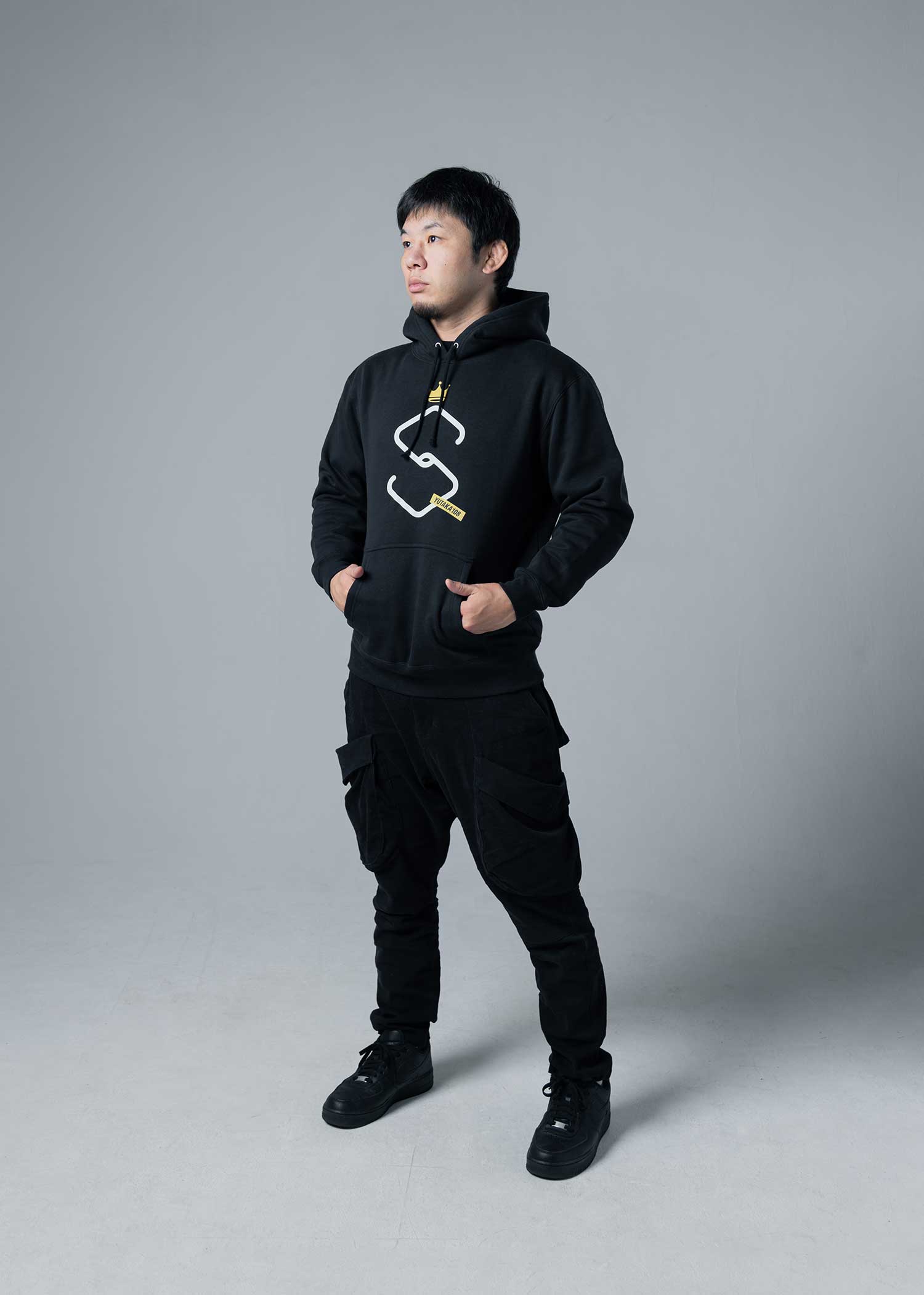 Tri-Fight／トライファイト　　YUTAKA SAITO S-CAGE PULLOVER HOODIE／斎藤裕 S-ケージ プルオーバー フーディー（パーカー）黒