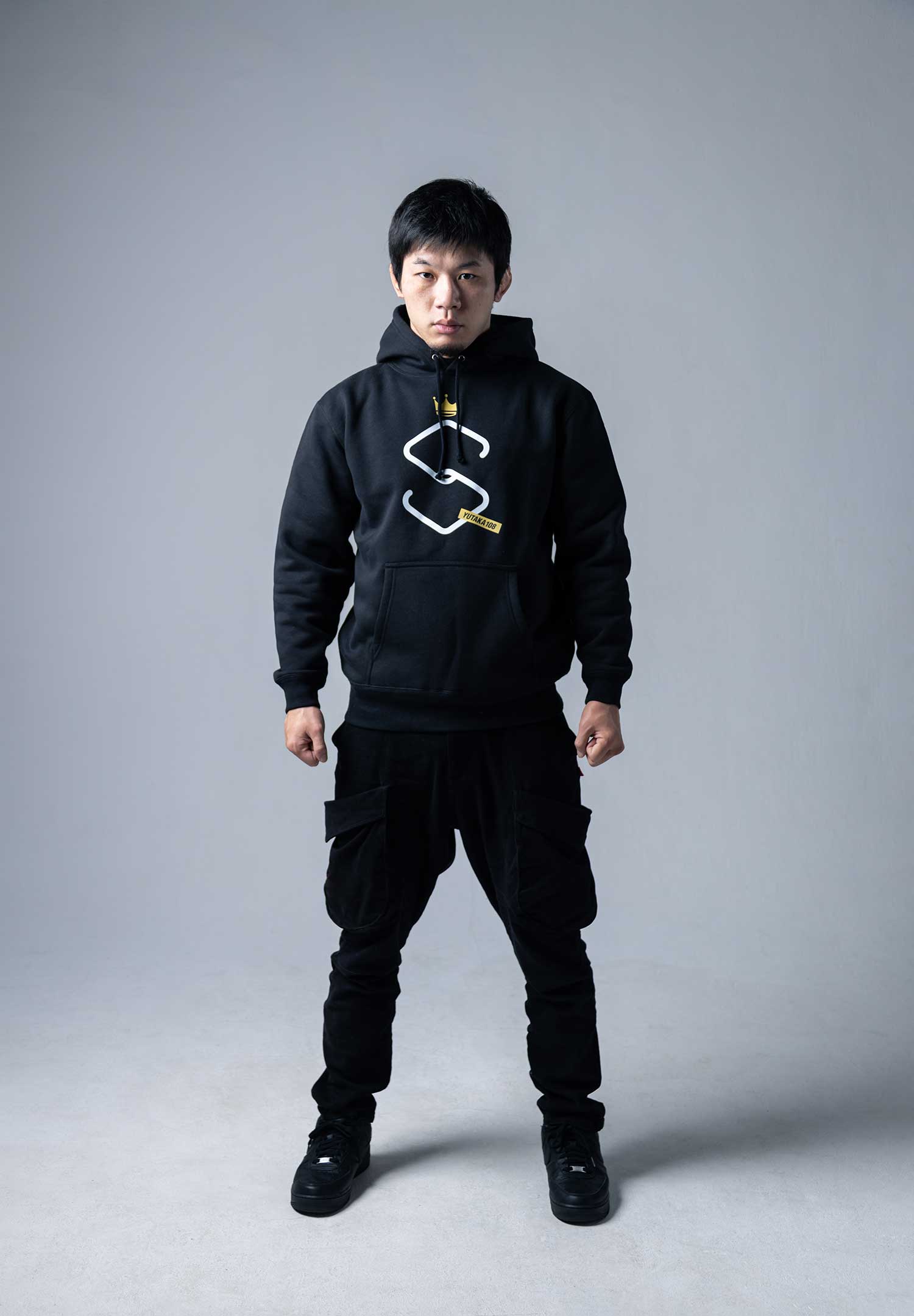 Tri-Fight／トライファイト　　YUTAKA SAITO S-CAGE PULLOVER HOODIE／斎藤裕 S-ケージ プルオーバー フーディー（パーカー）黒