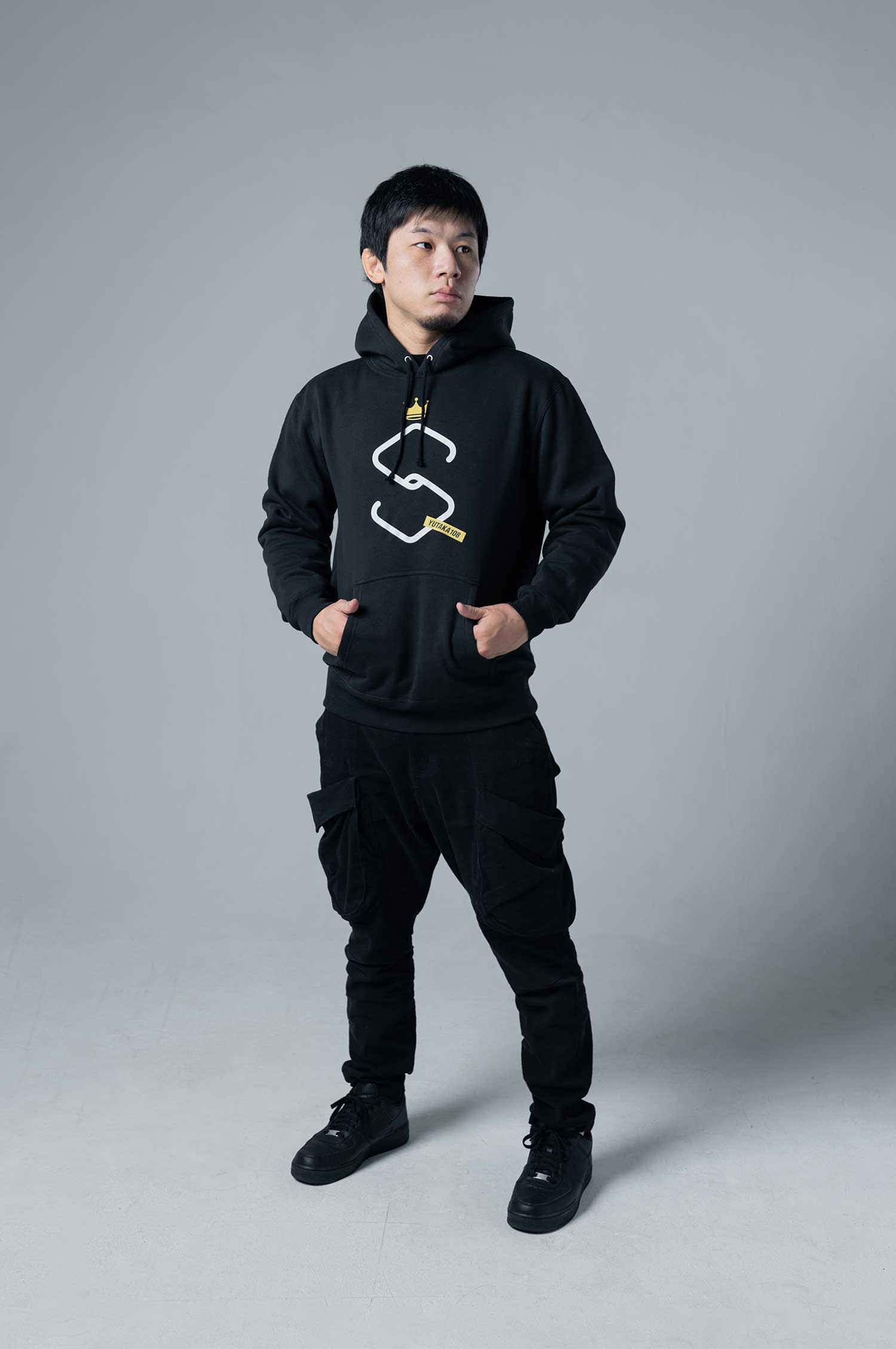 Tri-Fight／トライファイト　　YUTAKA SAITO S-CAGE PULLOVER HOODIE／斎藤裕 S-ケージ プルオーバー フーディー（パーカー）黒