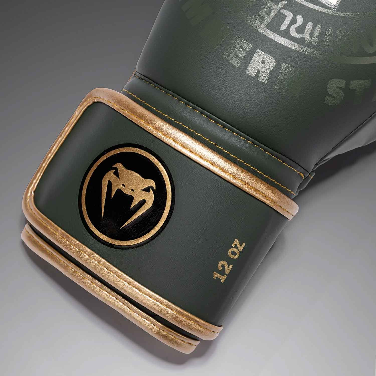 VENUM／ヴェナム　ボクシンググローブ　　Venum x Rajadamnern Boxing Gloves／ヴェナム×ラジャダムナン ボクシンググローブ（ミリタリーグリーン）