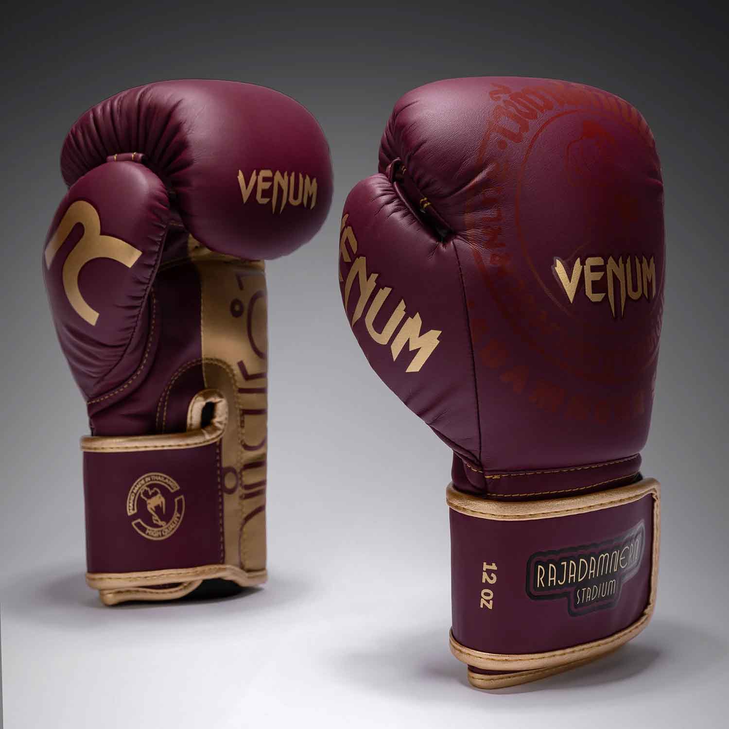 VENUM／ヴェナム　ボクシンググローブ　　Venum x Rajadamnern Boxing Gloves／ヴェナム×ラジャダムナン ボクシンググローブ（バーガンディ）