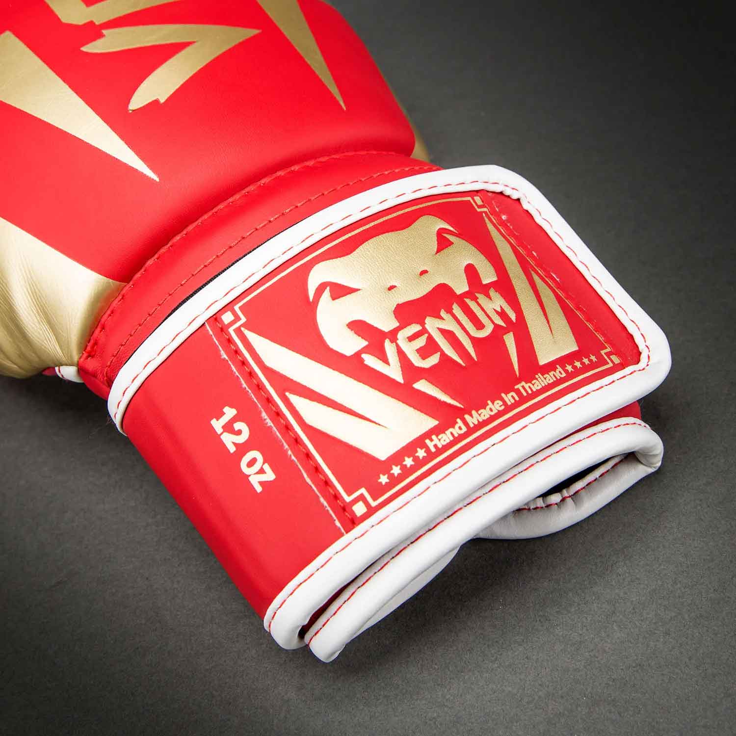 VENUM／ヴェナム　ボクシンググローブ　　Elite Boxing Gloves／エリート ボクシンググローブ（レッド／ゴールド）
