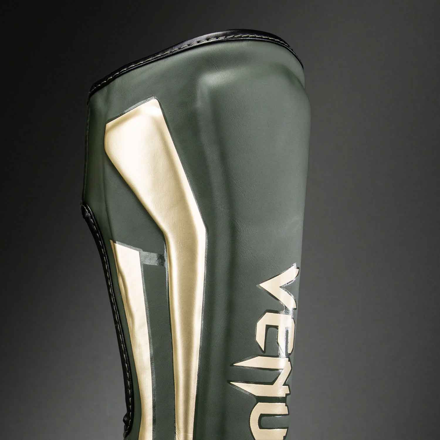 VENUM／ヴェナム　シンガード（レガース）　　Elite Shin Guards／エリート シンガード（カーキ／ゴールド）