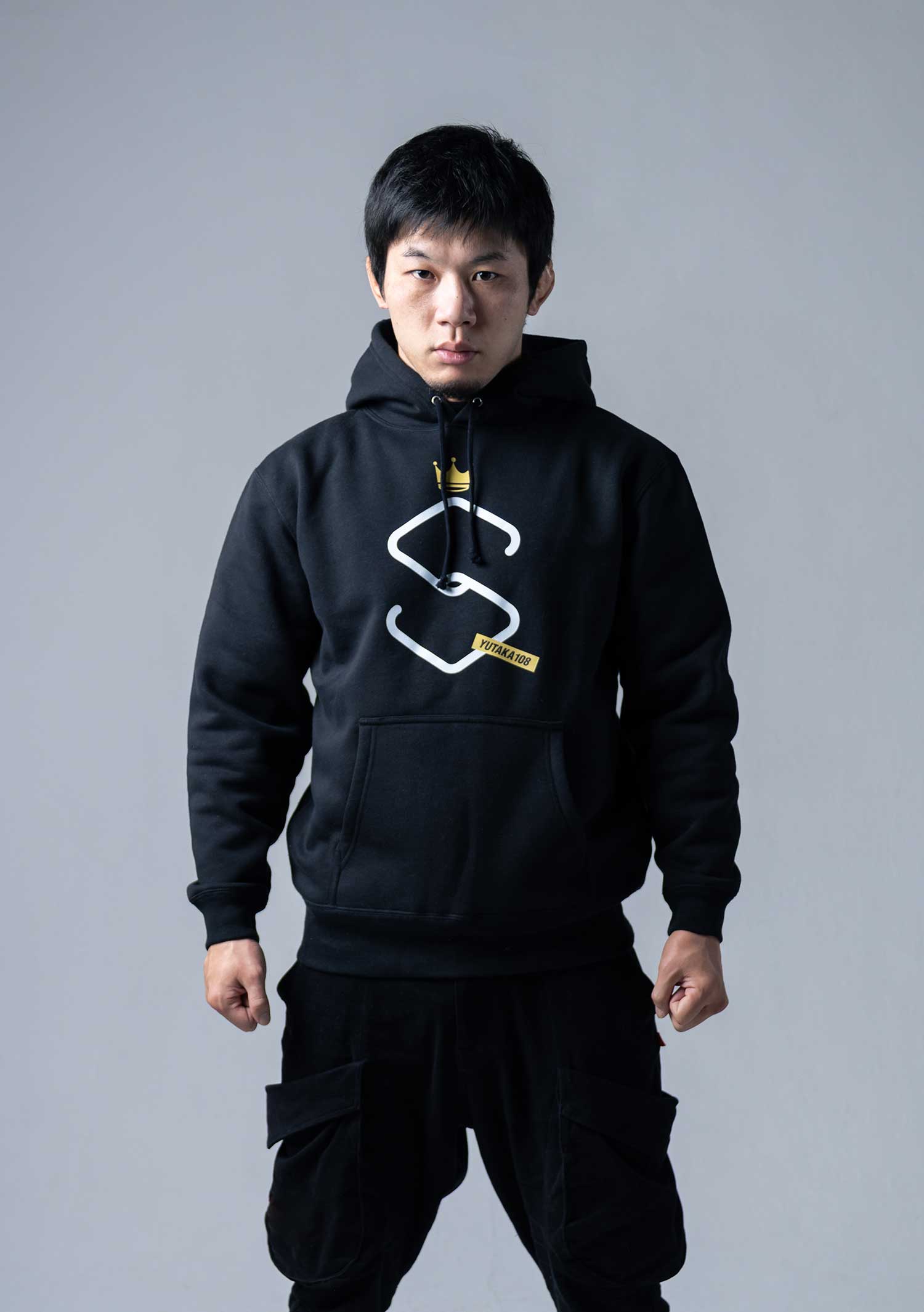 Tri-Fight／トライファイト　　YUTAKA SAITO S-CAGE PULLOVER HOODIE／斎藤裕 S-ケージ プルオーバー フーディー（パーカー）黒