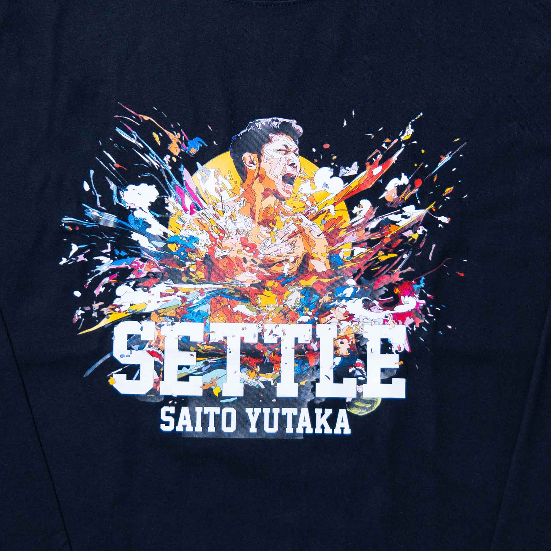 Tri-Fight／トライファイト　　YUTAKA SAITO SETTLE LONG SLEEVES／斎藤裕 SETTLE ロングスリーブ（黒）