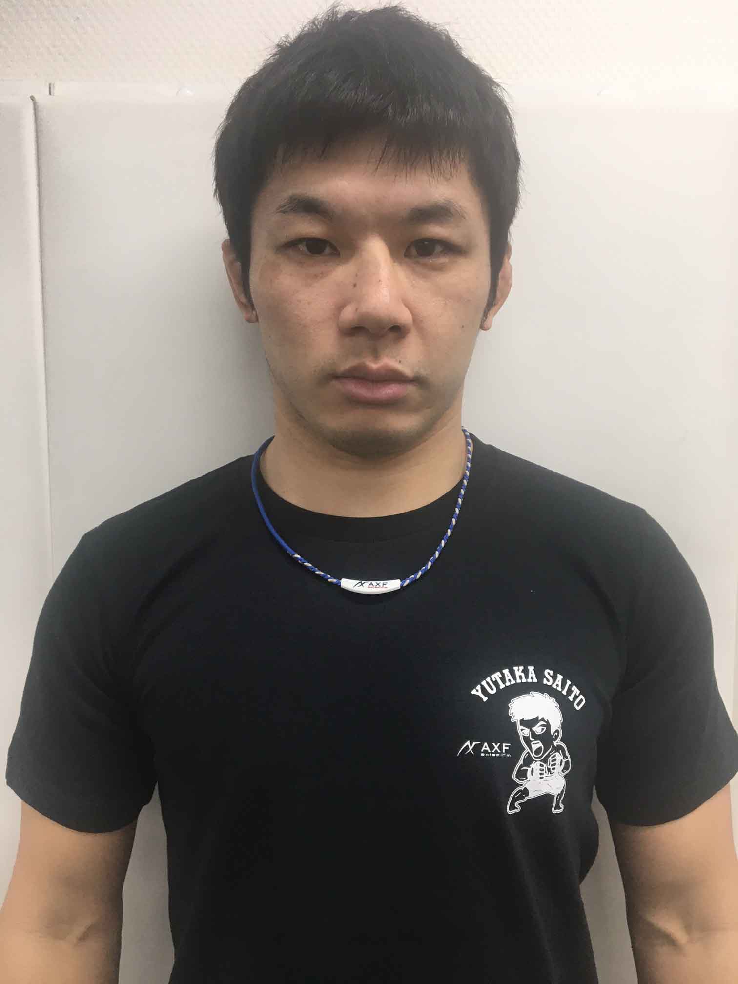 総合格闘技MMAブランド／その他　Tシャツ　　斎藤裕×AXF（アクセフ）限定コラボTシャツ