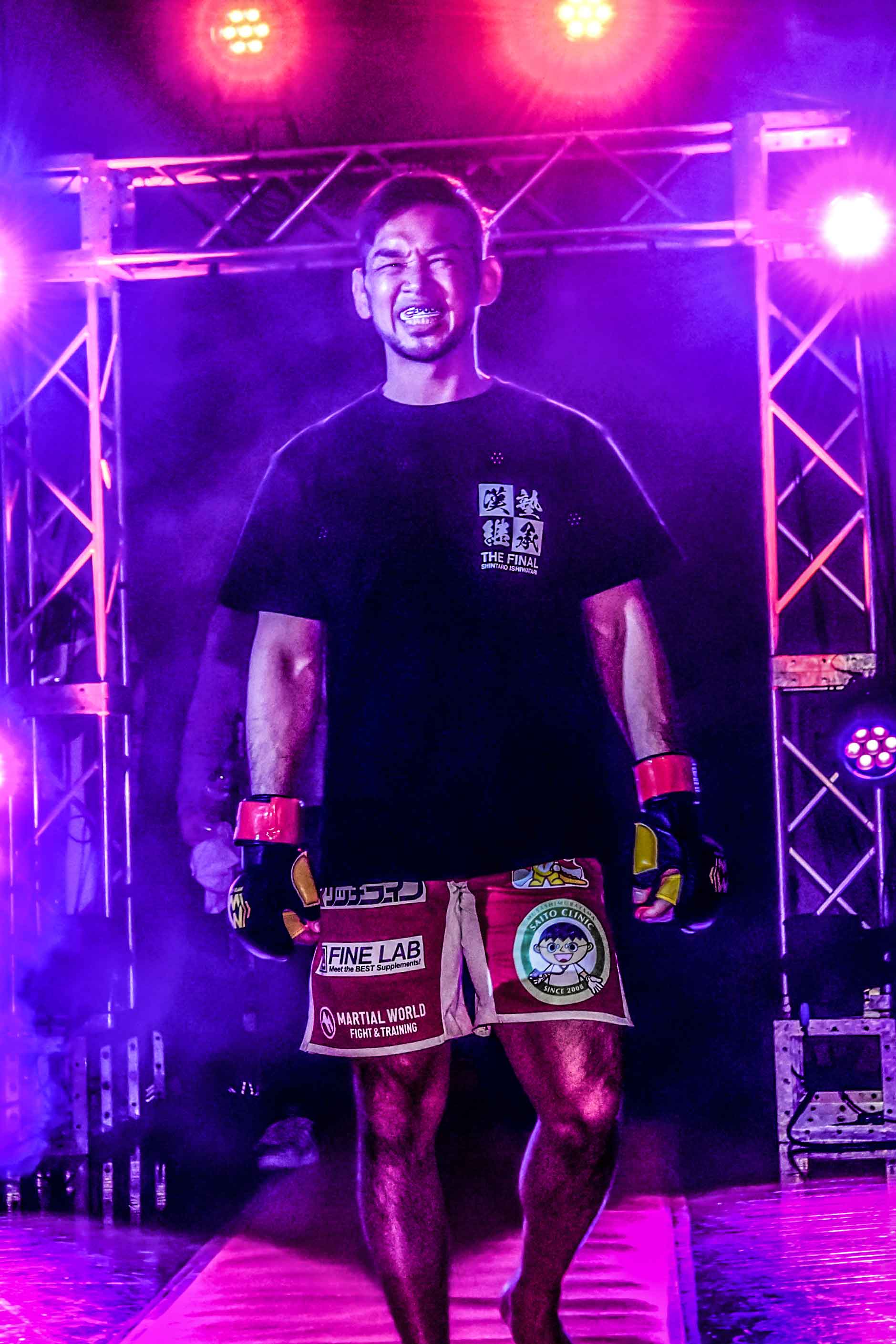 総合格闘技MMAブランド／その他　Tシャツ　　石渡伸太郎引退興行「漢塾 ～継承～」記念Tシャツ