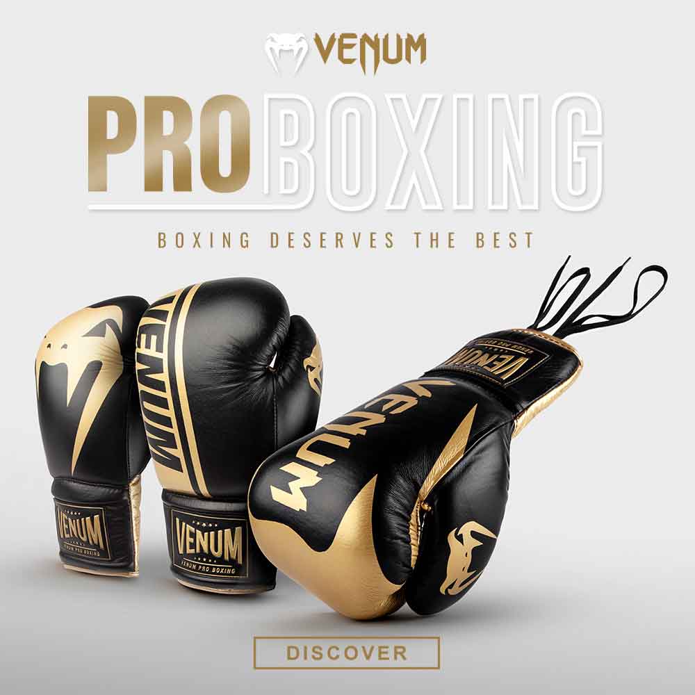 VENUM／ヴェナム　ボクシンググローブ　　GIANT 2.0 PRO BOXING GLOVES VELCRO／ジャイアント 2.0 プロボクシング・グローブ ベルクロ（黒／ゴールド）