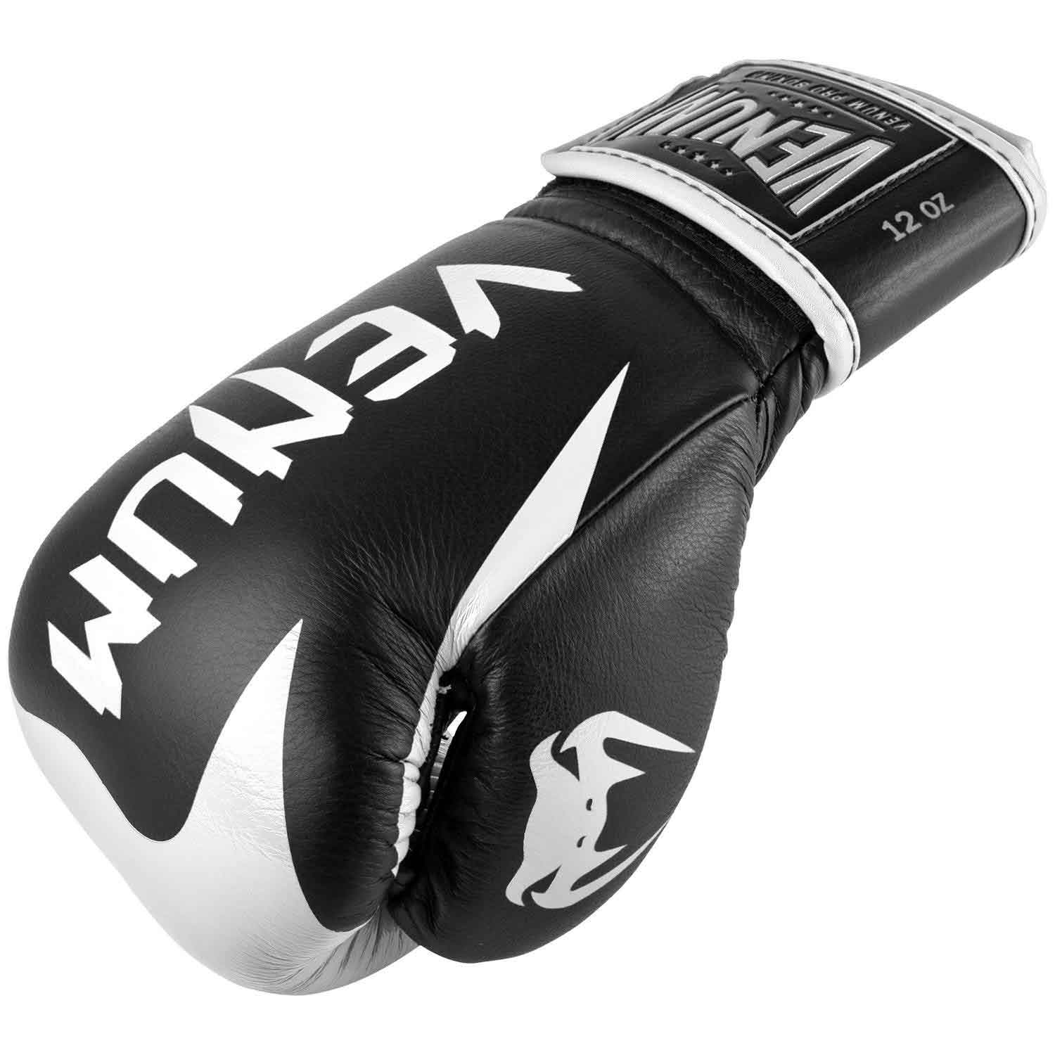 VENUM／ヴェナム　ボクシンググローブ　　HAMMER PRO BOXING GLOVES VELCRO／ハンマー プロボクシンググローブ ベルクロ（黒／白）