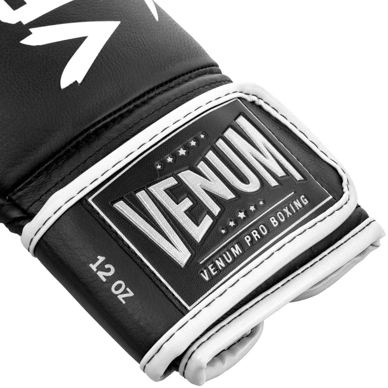 VENUM／ヴェナム　ボクシンググローブ　　HAMMER PRO BOXING GLOVES VELCRO／ハンマー プロボクシンググローブ ベルクロ（黒／白）