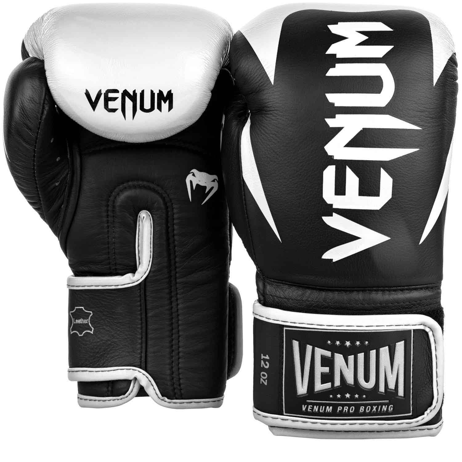 VENUM／ヴェナム　ボクシンググローブ　　HAMMER PRO BOXING GLOVES VELCRO／ハンマー プロボクシンググローブ ベルクロ（黒／白）