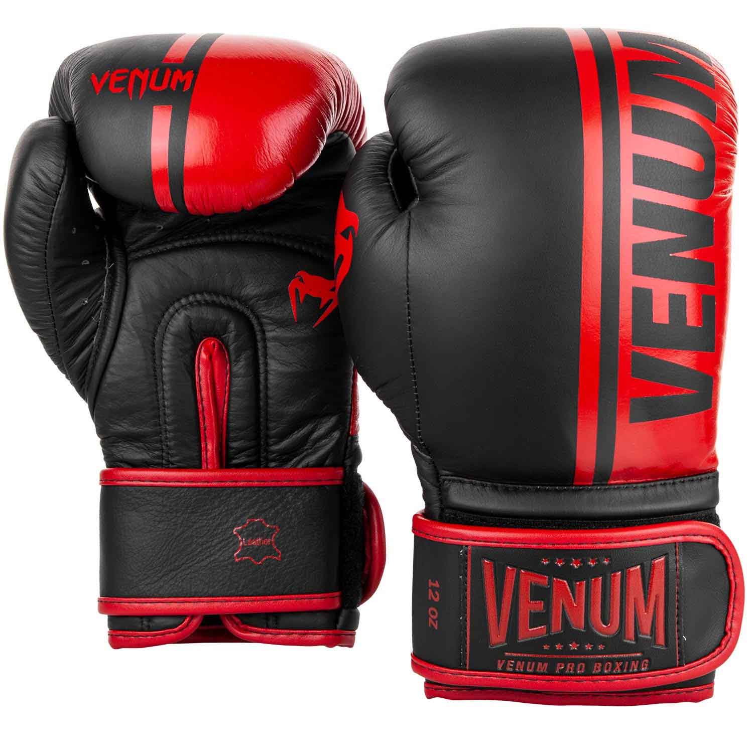 VENUM／ヴェナム　ボクシンググローブ　　SHIELD PRO BOXING GLOVES VELCRO／シールド プロボクシンググローブ ベルクロ（レッドデビル）