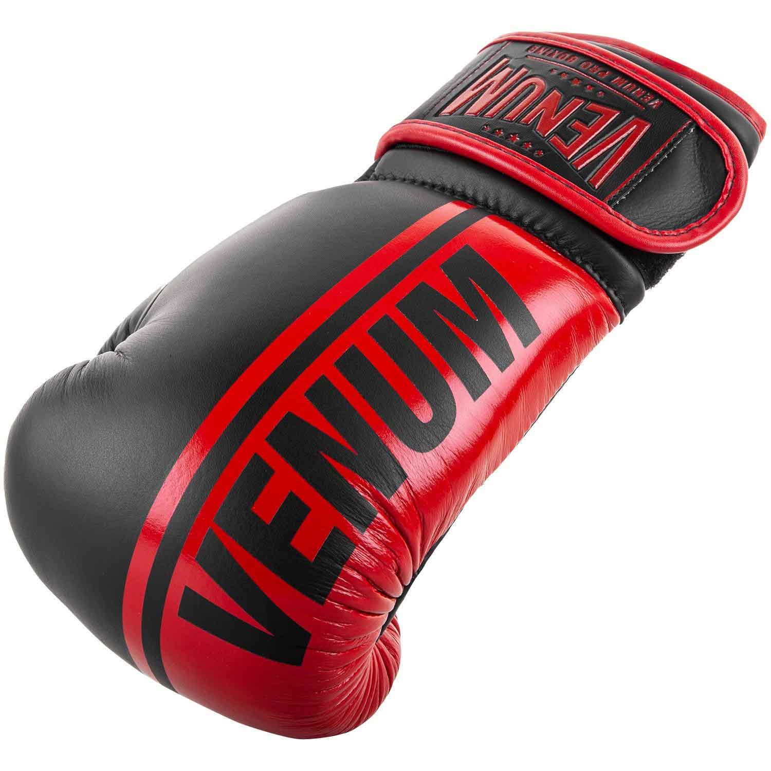 VENUM／ヴェナム ボクシンググローブ GLADIATOR 3.0 BOXING GLOVES／グラディエーター 3.0 ボクシンググローブ（黒／赤）  VENUM - 格闘技グッズ用品＆ウェアショップ【トライファイト】