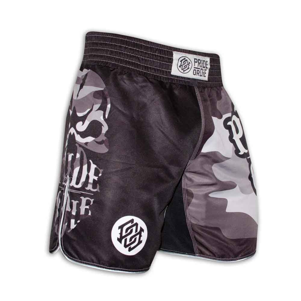 PRIDE OR DIE(PRiDEorDiE)／プライド オア ダイ　ファイトショーツ　　RECKLESS Urban Camo Fight Shorts／レックレス（アーバンカモ）ファイトショーツ