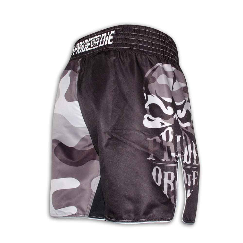 PRIDE OR DIE(PRiDEorDiE)／プライド オア ダイ　ファイトショーツ　　RECKLESS Urban Camo Fight Shorts／レックレス（アーバンカモ）ファイトショーツ