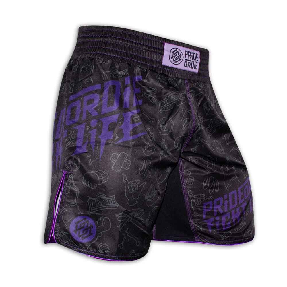 PRIDE OR DIE(PRiDEorDiE)／プライド オア ダイ　ファイトショーツ　　FIGHT LIFE Fight Shorts／ファイト・ライフ ファイトショーツ
