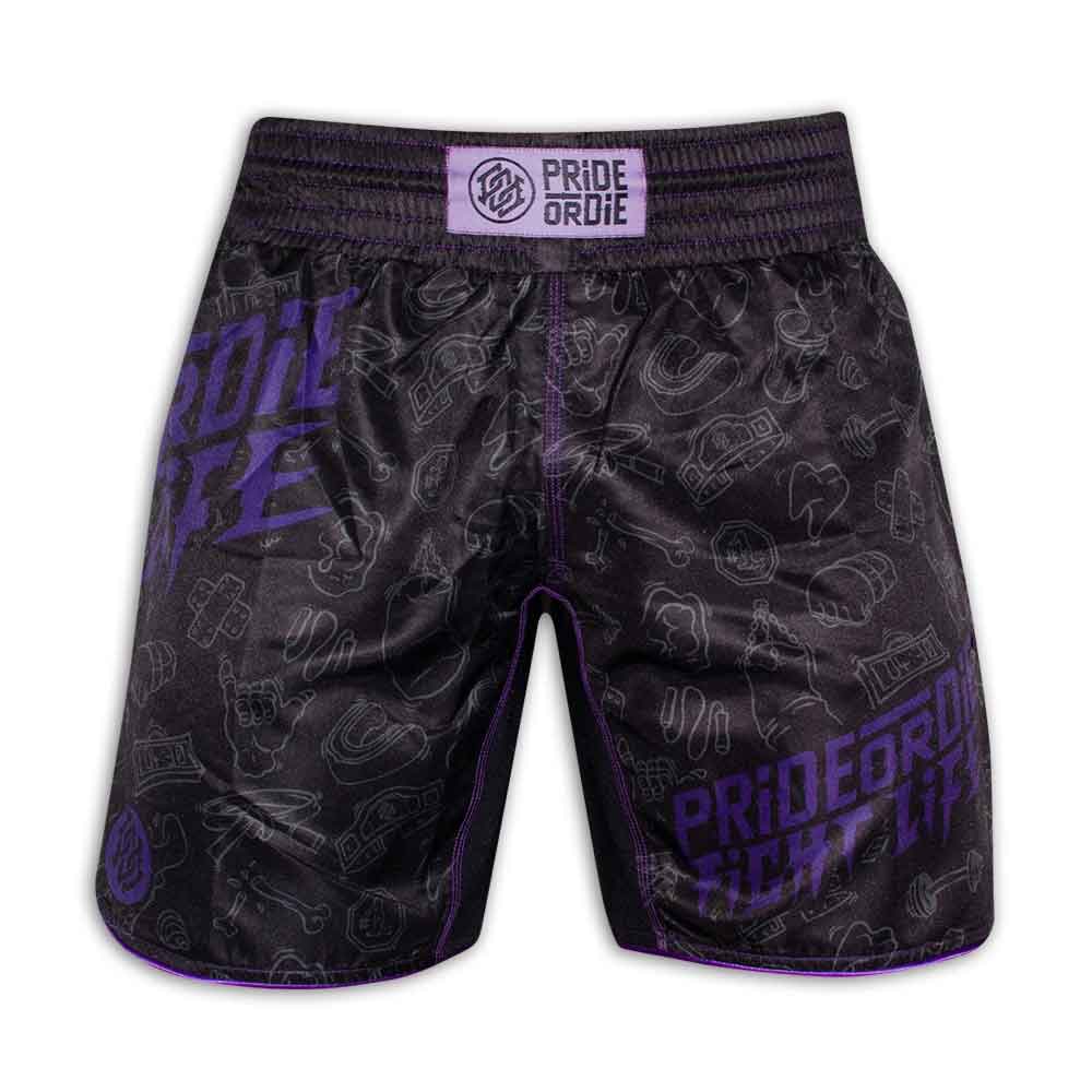 PRIDE OR DIE(PRiDEorDiE)／プライド オア ダイ　ファイトショーツ　　FIGHT LIFE Fight Shorts／ファイト・ライフ ファイトショーツ