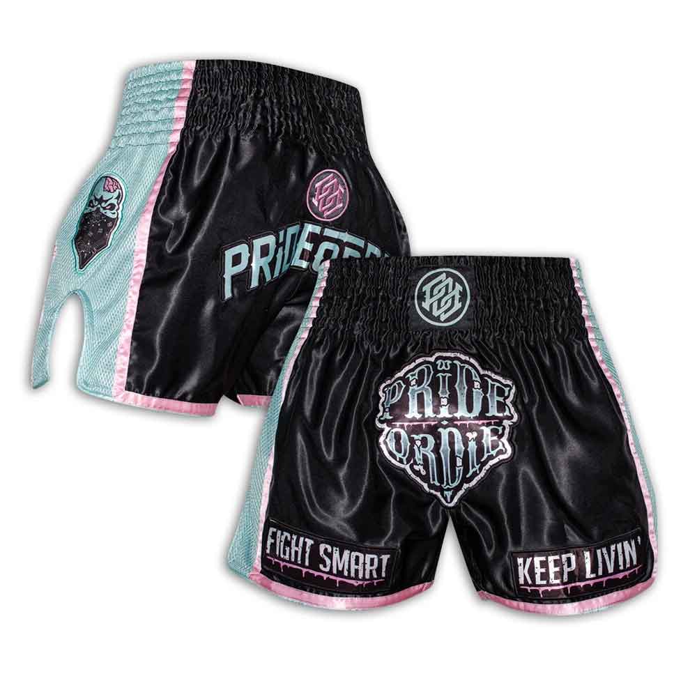 PRIDE OR DIE(PRiDEorDiE)／プライド オア ダイ　ムエタイショーツ　　Z-CAMP Muay Thai Shorts／Z-キャンプ ムエタイショーツ