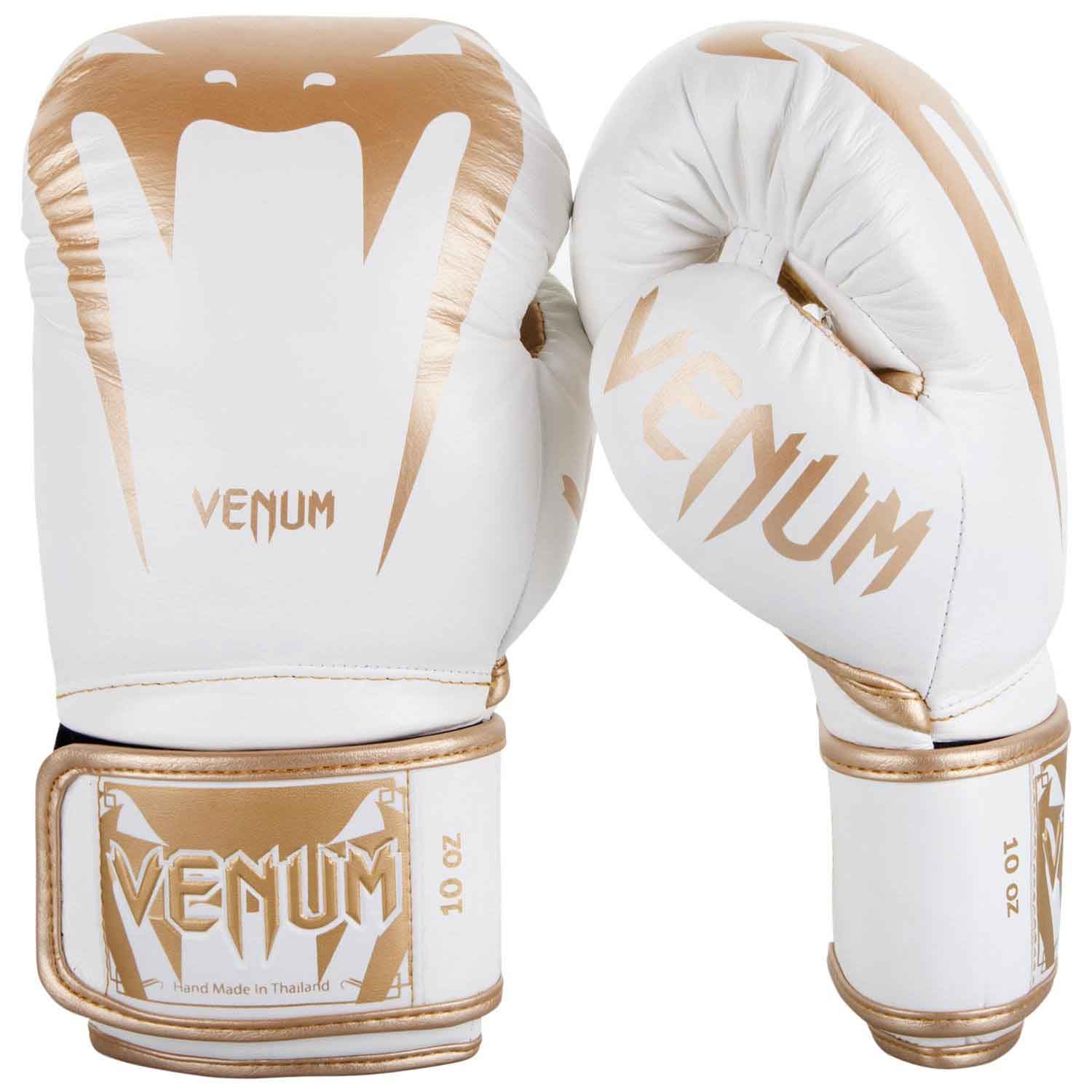 VENUM／ヴェナム　ボクシンググローブ　　GIANT 3.0 BOXING GLOVES／ジャイアント 3.0 ボクシンググローブ（白／ゴールド）