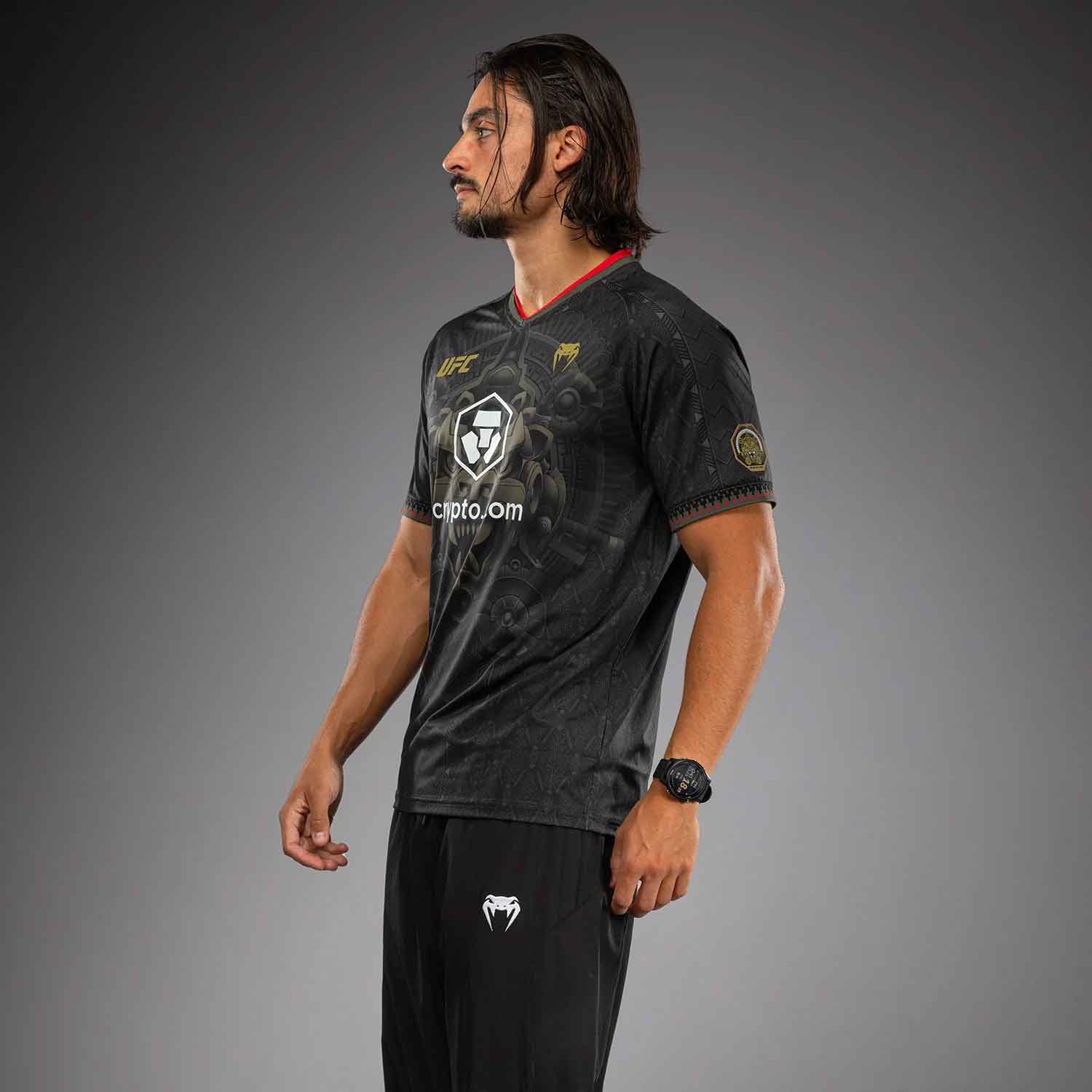 VENUM／ヴェナム　ジャージ（ユニフォーム）　　Noche 2.0 UFC by Venum Authentic Fight Night Men’s Black Walkout Jersey／ノーチェ 2.0 UFC by ヴェナム オーセンティック ファイトナイト メンズ ブラック ウォークアウト ジャージ