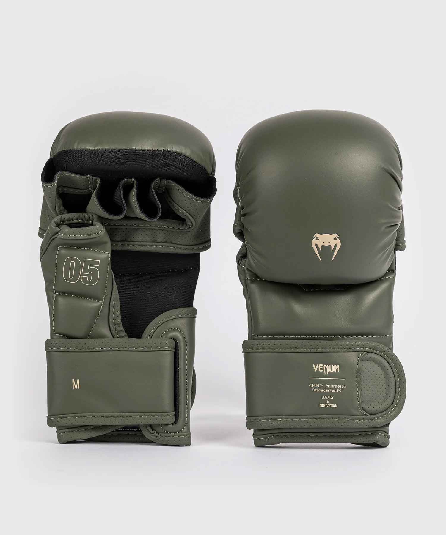 VENUM／ヴェナム　MMAグローブ（オープンフィンガーグローブ）　　Impact Evo MMA Sparring Gloves Military Green／インパクト エヴォ MMAスパーリンググローブ（ミリタリーグリーン）