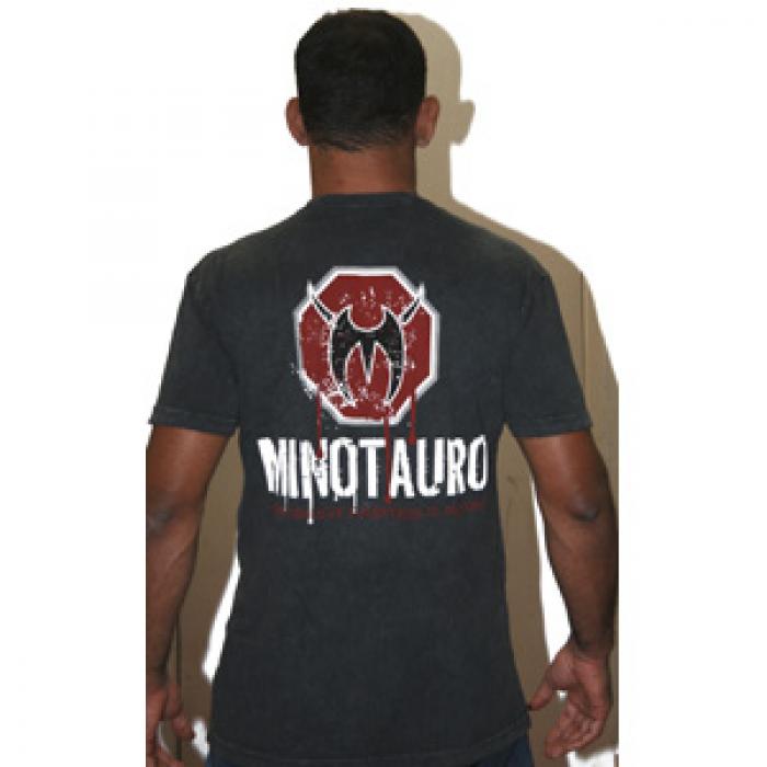 総合格闘技MMAブランド／その他　Tシャツ　　MINOTAURO CLOTHING／ミノタウロ・クローシング　ミノタウロ Possible ブラック・ウォッシュ