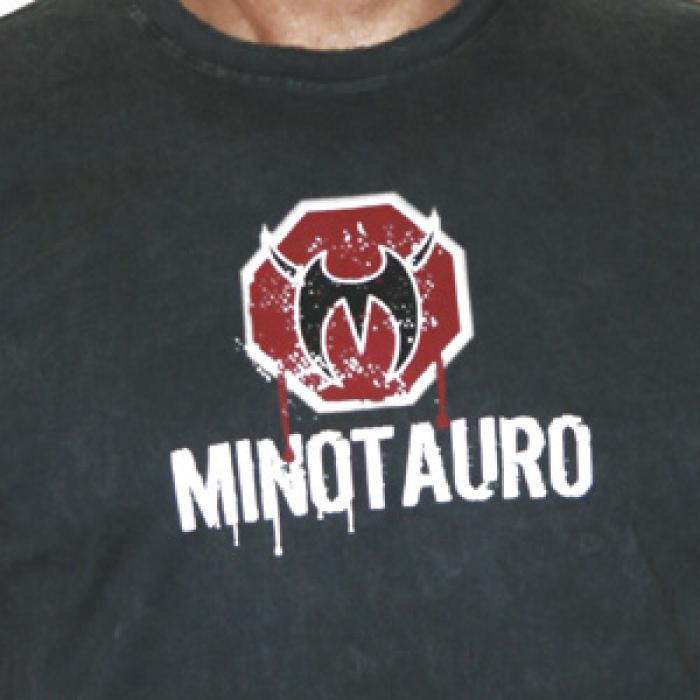 総合格闘技MMAブランド／その他　Tシャツ　　MINOTAURO CLOTHING／ミノタウロ・クローシング　ミノタウロ Possible ブラック・ウォッシュ